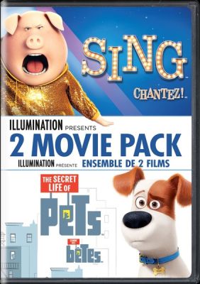 Image of Illumination Presents: Sing/The Secret Life of Pets DVD boxart