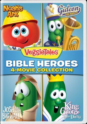 Image of VeggieTales: Bible Heroes - 4-Movie Collection DVD boxart