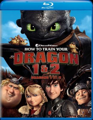 Image of How to Train Your Dragon 1 & 2 BLU-RAY boxart