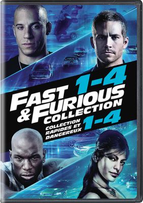 Image of Fast & Furious Collection 1-4 DVD boxart