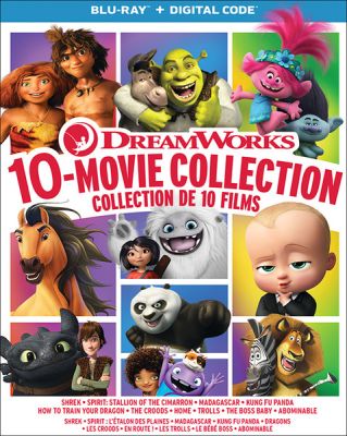 Image of DreamWorks 10-Movie Collection BLU-RAY boxart