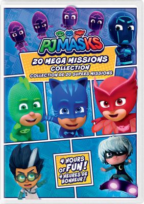 Image of PJ Masks: 20 Mega Missions Collections DVD boxart