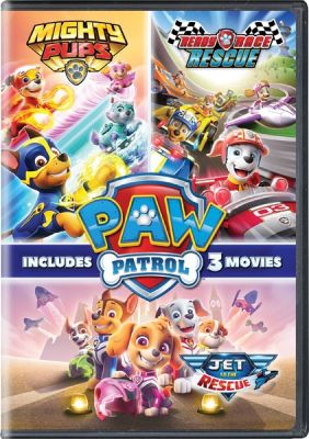 Image of PAW Patrol: 3 Pack (Jet to the Rescue, Ready Race Rescue, Mighty Pups) DVD boxart