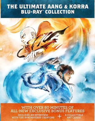Image of Avatar & Legend of Korra Complete Series Collection  The Ultimate Aang & Korra  with Bonus Disc BLU-RAY boxart