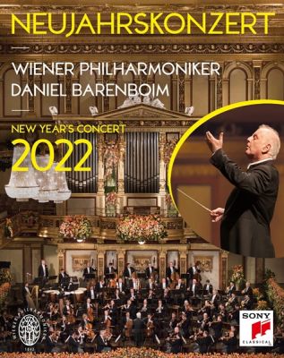 Image of Daniel Barenboim & Wiener Philharmoniker: Neujahrskonzert 2022 & New Year's Concert 2022  Blu-ray boxart