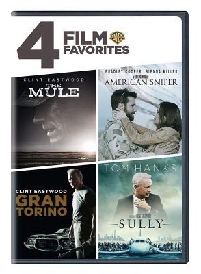 Image of 4 Film Favorites: The Mule/Gran Torino/American Sniper/Sully DVD boxart