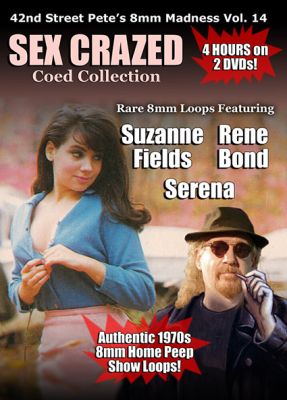 Image of 42nd Street Pete's Sex Crazed Coeds 8mm Loop Collection DVD boxart