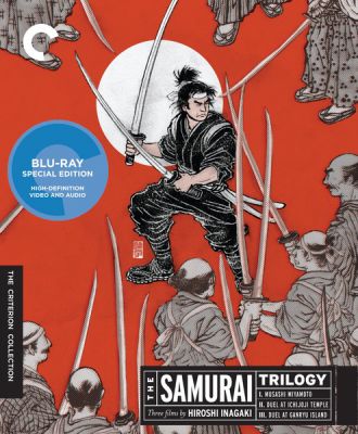 Image of Samurai Trilogy, Criterion Blu-ray boxart