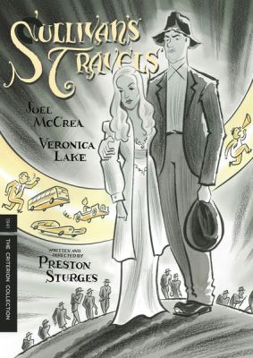 Image of Sullivan's Travels Criterion Blu-ray boxart