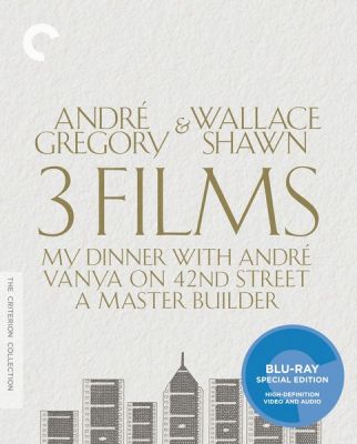 Image of Andre Gregory & Wallace Shawn: Three Films Criterion Blu-ray boxart