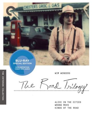 Image of Wim Wenders Road Trilogy Criterion Blu-ray boxart