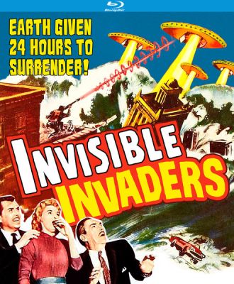 Image of Invisible Invaders Kino Lorber Blu-ray boxart