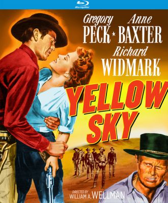 Image of Yellow Sky Kino Lorber Blu-ray boxart