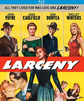 Image of Larceny Kino Lorber Blu-ray boxart