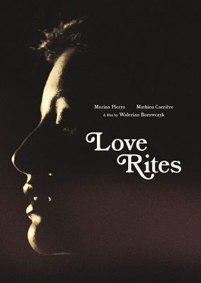 Image of Love Rites Kino Lorber DVD boxart