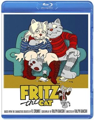 Image of Fritz the Cat Kino Lorber Blu-ray boxart
