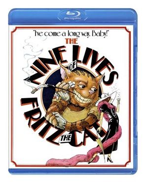 Image of Nine Lives of Fritz the Cat Kino Lorber Blu-ray boxart