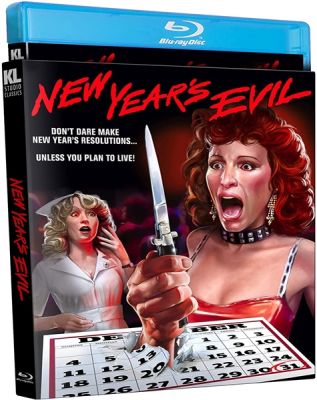 Image of New Year's Evil Kino Lorber Blu-ray boxart
