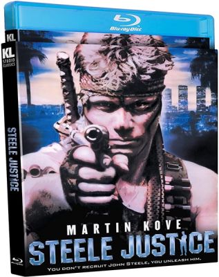 Image of Steele Justice Kino Lorber Blu-ray boxart