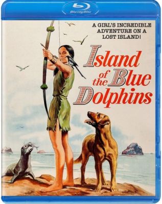 Image of Island of the Blue Dolphins Kino Lorber Blu-ray boxart