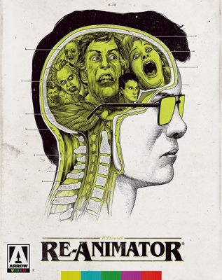 Image of Re-Animator Arrow Films Blu-ray boxart