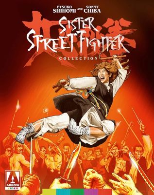 Image of Sister Street Fighter Collection Arrow Films Blu-ray boxart