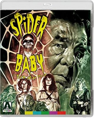 Image of Spider Baby Arrow Films DVD boxart