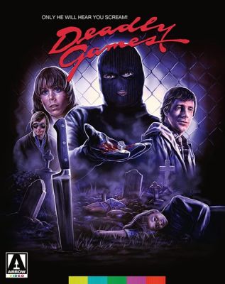 Image of Deadly Games Arrow Films Blu-ray boxart