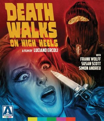Image of Death Walks On High Heels Arrow Films Blu-ray boxart