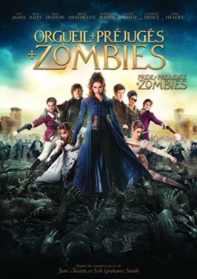 Image of Pride and Prejudice and Zombies DVD boxart