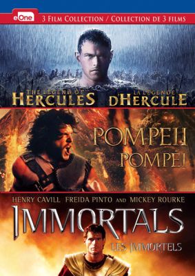 Image of Legend of Hercules/Pompeii/Immortals DVD boxart