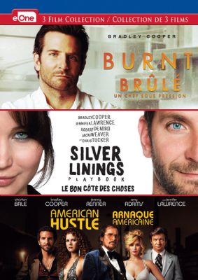 Image of Burnt/Silver Linings Playbook/American Hustle DVD boxart