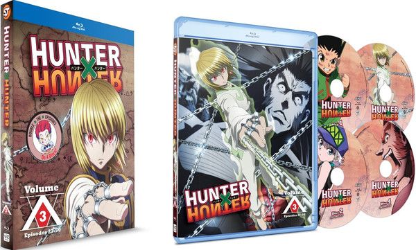 Image of Hunter X Hunter Set 3 Standard Edition Blu-ray boxart