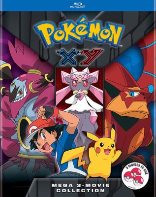 Image of Pokemon XY Mega 3-Movie Collection Blu-ray boxart