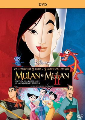 Image of Mulan 1 & 2 DVD boxart