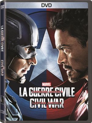 Image of Captain America 3: Civil War DVD boxart