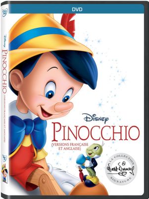 Image of Pinocchio DVD boxart