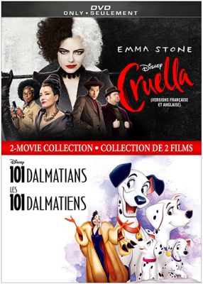 Image of Cruella & 101 Dalmations - 2 Movie Collection DVD boxart