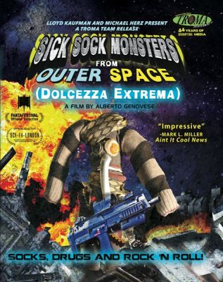 Image of Sick Sock Monsters From Outer Space Blu-ray boxart