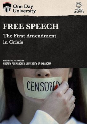 Image of Free Speech: The First Amendment In Crisis DVD boxart