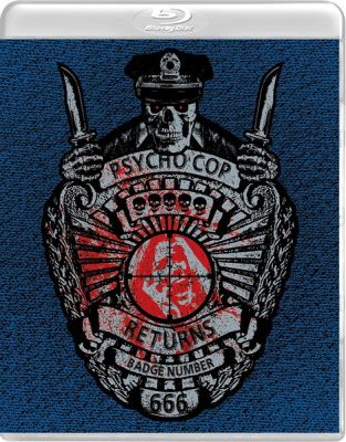 Image of Psycho Cop Returns Vinegar Syndrome DVD boxart
