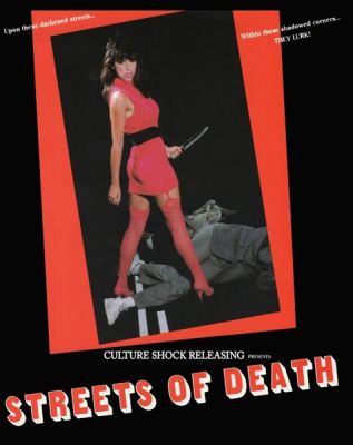 Image of Streets of Death Vinegar Syndrome Blu-ray boxart