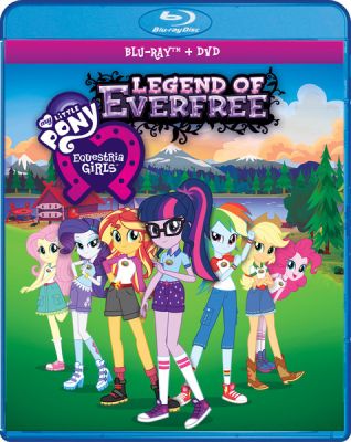 Image of My Little Pony: Equestria Girls: Legend Of Everfree BLU-RAY boxart