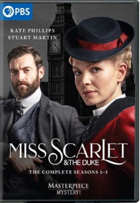 Image of Masterpiece Mystery!: Miss Scarlet and the Duke - Seasons 1-3  DVD boxart
