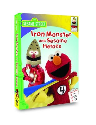 Image of Sesame Street: Iron Monster and Sesame Heroes DVD boxart