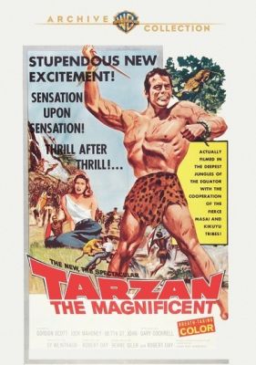 Image of Tarzan the Magnificent DVD  boxart