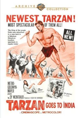 Image of Tarzan Goes to India DVD  boxart