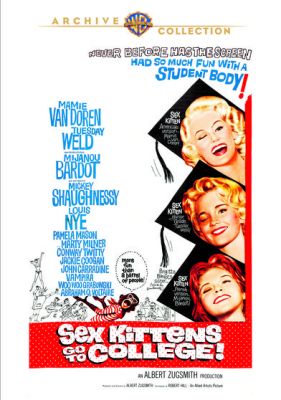 Image of Sex Kittens go to College DVD  boxart