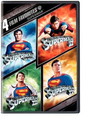 Image of 4 Film Favorites: Superman DVD boxart