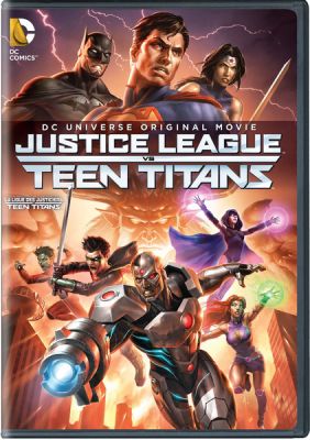 Image of Justice League vs Teen Titans DVD boxart